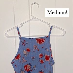 Blue and red tank top!